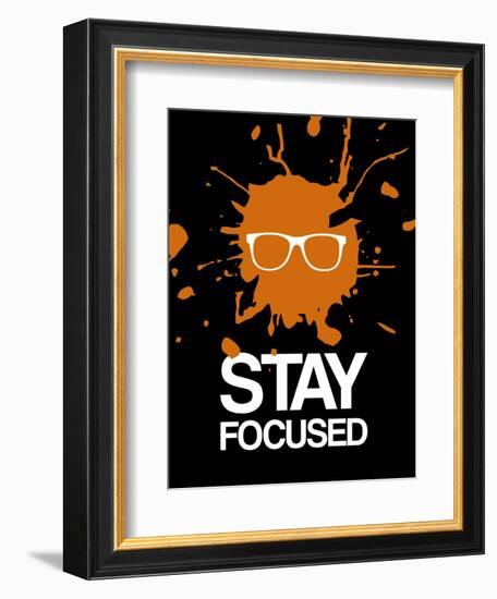 Stay Focused Splatter 3-NaxArt-Framed Art Print