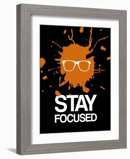 Stay Focused Splatter 3-NaxArt-Framed Art Print