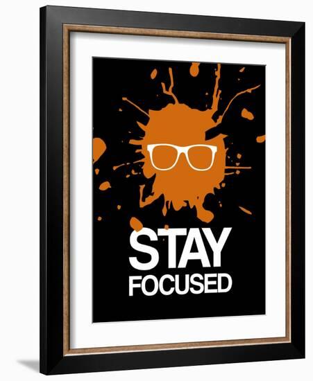 Stay Focused Splatter 3-NaxArt-Framed Art Print