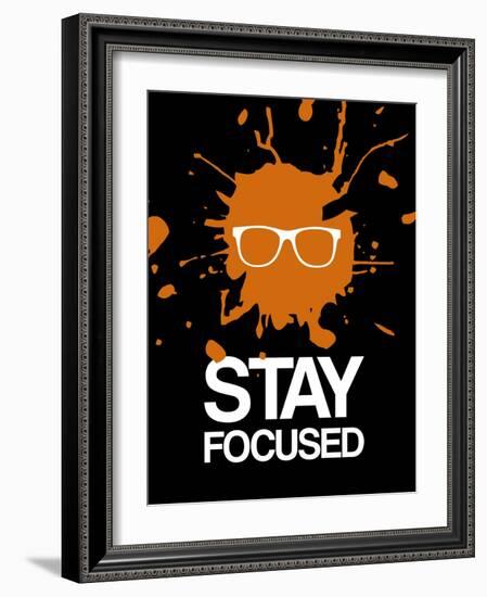 Stay Focused Splatter 3-NaxArt-Framed Art Print