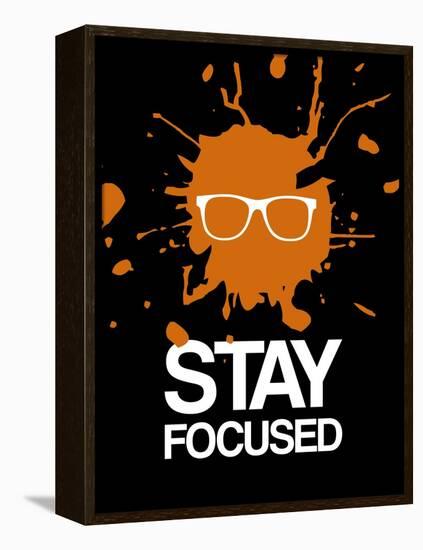 Stay Focused Splatter 3-NaxArt-Framed Stretched Canvas