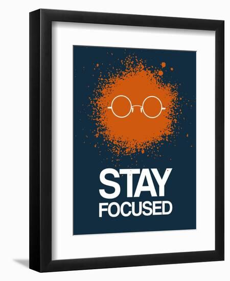 Stay Focused Splatter 4-NaxArt-Framed Art Print