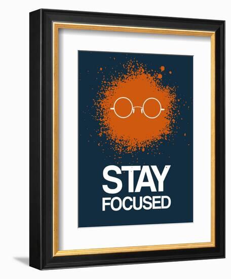 Stay Focused Splatter 4-NaxArt-Framed Art Print