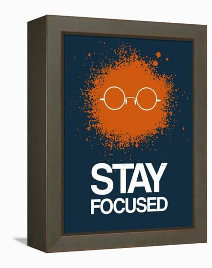 Stay Focused Splatter 4-NaxArt-Framed Stretched Canvas