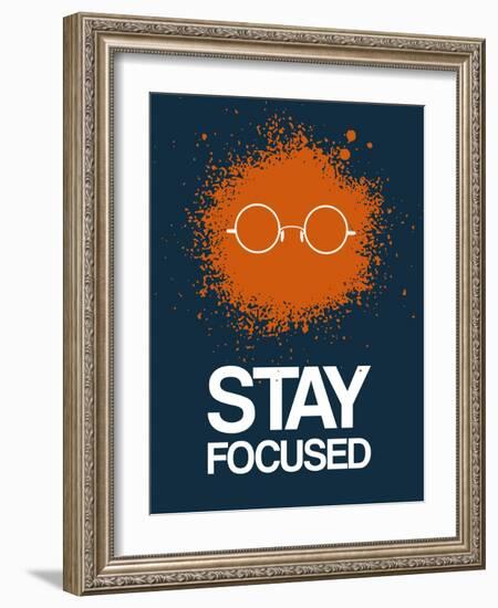 Stay Focused Splatter 4-NaxArt-Framed Art Print