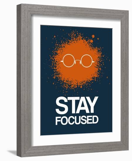 Stay Focused Splatter 4-NaxArt-Framed Art Print