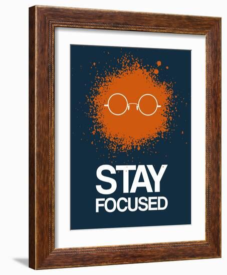 Stay Focused Splatter 4-NaxArt-Framed Art Print