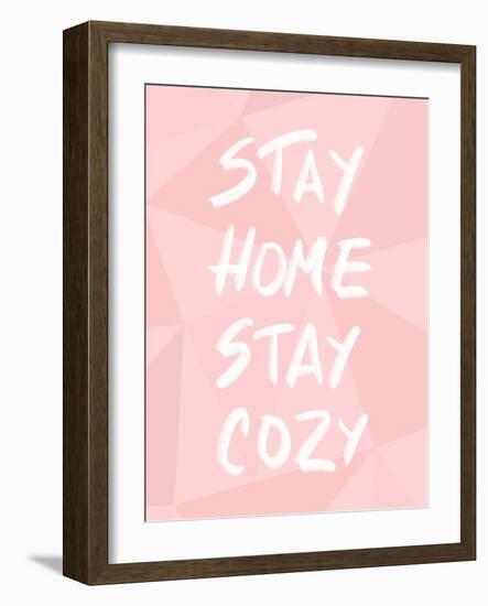 Stay Home Stay Cozy-Anna Quach-Framed Art Print