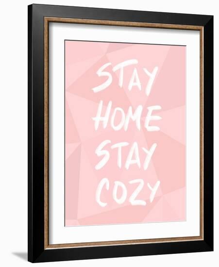 Stay Home Stay Cozy-Anna Quach-Framed Art Print