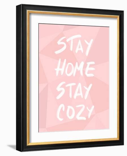 Stay Home Stay Cozy-Anna Quach-Framed Art Print