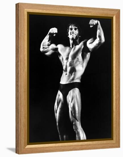 Stay Hungry, Arnold Schwarzenegger, 1976-null-Framed Stretched Canvas