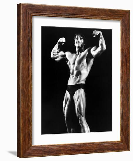 Stay Hungry, Arnold Schwarzenegger, 1976-null-Framed Photo