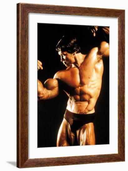 Stay Hungry, Arnold Schwarzenegger, 1976-null-Framed Photo