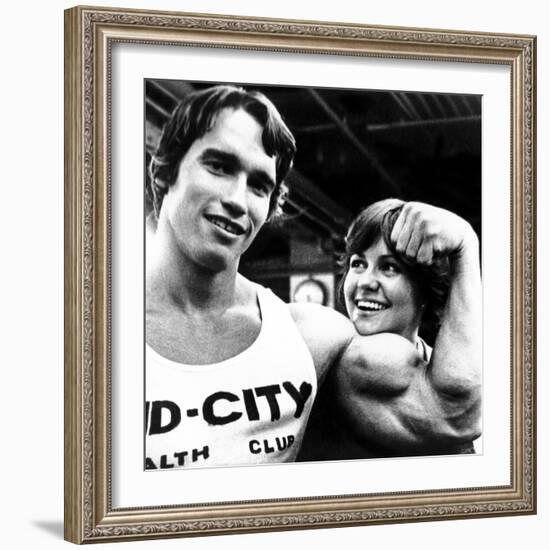 Stay Hungry, Arnold Schwarzenegger, Sally Field, 1976-null-Framed Photo