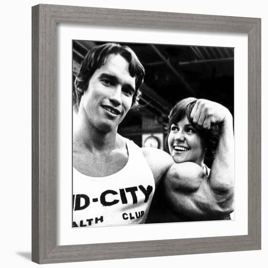 Stay Hungry, Arnold Schwarzenegger, Sally Field, 1976-null-Framed Photo