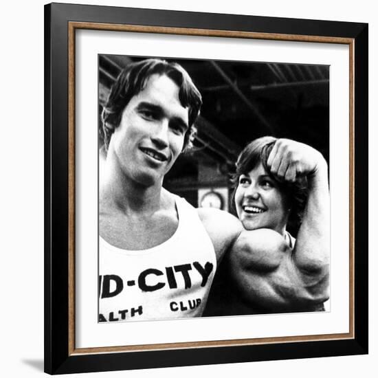 Stay Hungry, Arnold Schwarzenegger, Sally Field, 1976-null-Framed Photo