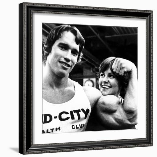 Stay Hungry, Arnold Schwarzenegger, Sally Field, 1976-null-Framed Photo