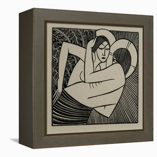 Stay Me with Apples, 1925-Eric Gill-Framed Premier Image Canvas