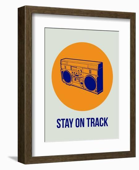 Stay on Track Boombox 1-NaxArt-Framed Premium Giclee Print