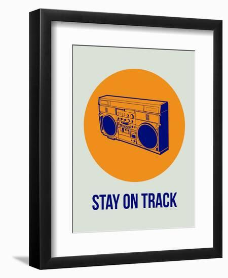 Stay on Track Boombox 1-NaxArt-Framed Premium Giclee Print