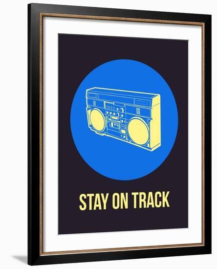 Stay on Track Boombox 2-NaxArt-Framed Art Print