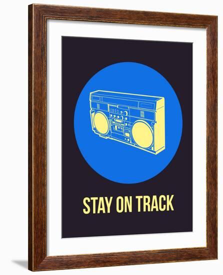 Stay on Track Boombox 2-NaxArt-Framed Art Print