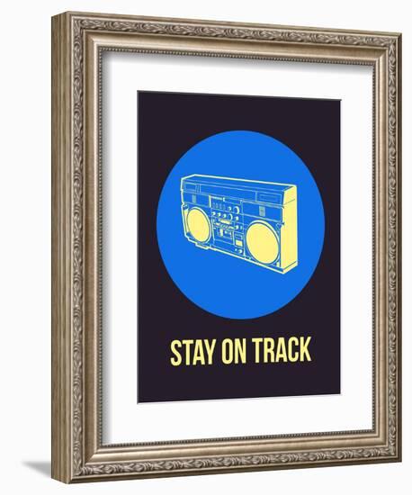 Stay on Track Boombox 2-NaxArt-Framed Art Print