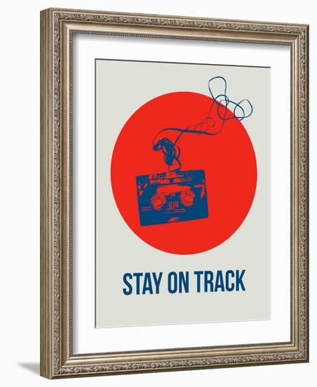 Stay on Track Circle 1-NaxArt-Framed Art Print