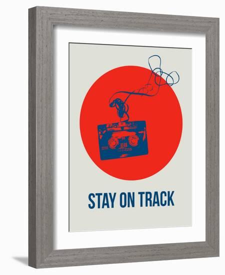 Stay on Track Circle 1-NaxArt-Framed Art Print