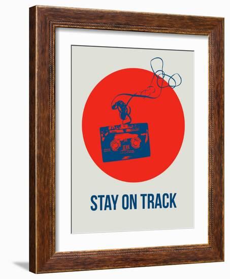 Stay on Track Circle 1-NaxArt-Framed Art Print