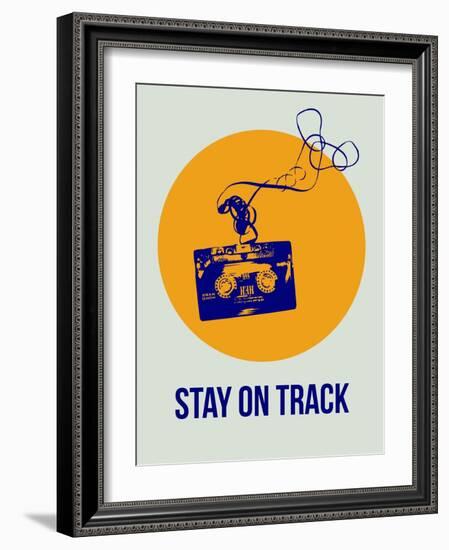 Stay on Track Circle 2-NaxArt-Framed Art Print