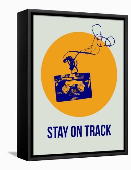 Stay on Track Circle 2-NaxArt-Framed Stretched Canvas
