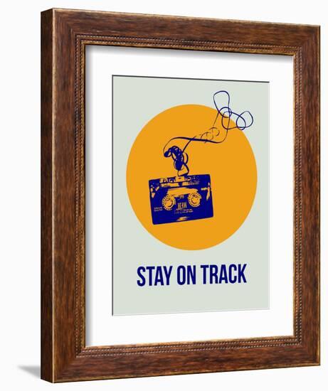 Stay on Track Circle 2-NaxArt-Framed Art Print