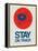 Stay on Track Record Player 1-NaxArt-Framed Stretched Canvas