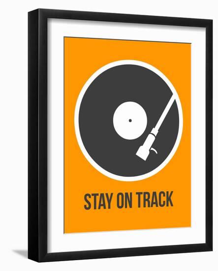 Stay on Track Vinyl 1-NaxArt-Framed Art Print