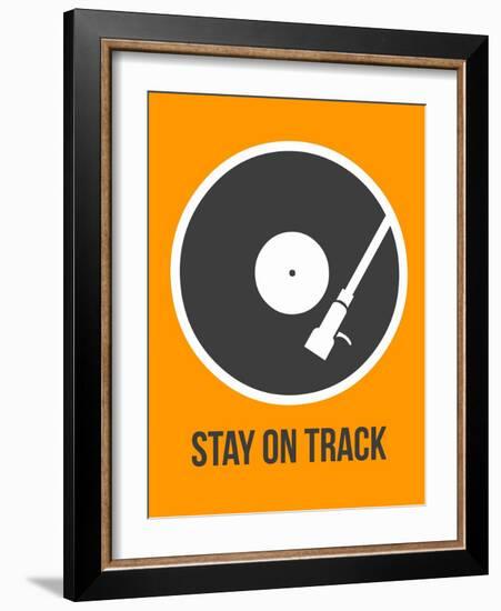 Stay on Track Vinyl 1-NaxArt-Framed Art Print