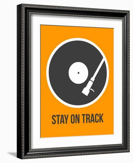 Stay on Track Vinyl 1-NaxArt-Framed Art Print