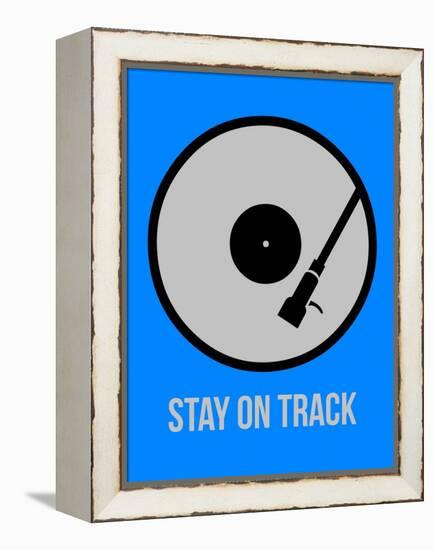 Stay on Track Vinyl 2-NaxArt-Framed Stretched Canvas