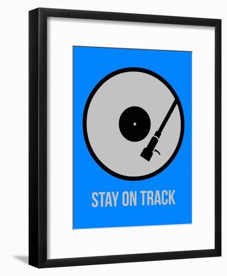 Stay on Track Vinyl 2-NaxArt-Framed Art Print