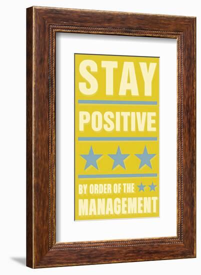 Stay Positive-John Golden-Framed Giclee Print