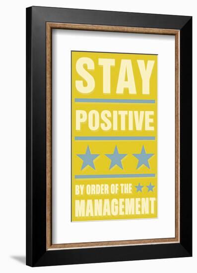 Stay Positive-John Golden-Framed Giclee Print