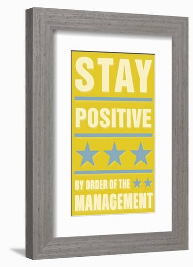 Stay Positive-John Golden-Framed Giclee Print