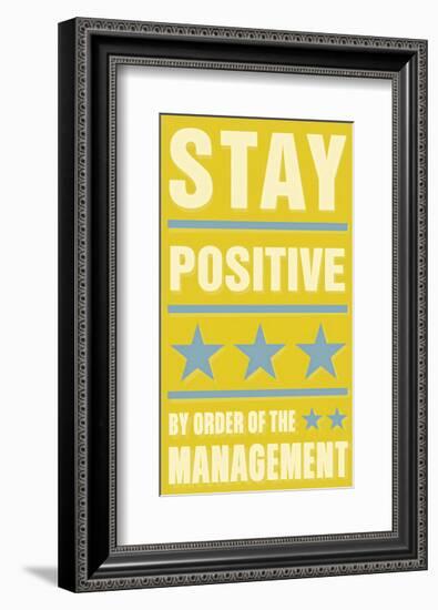 Stay Positive-John Golden-Framed Giclee Print