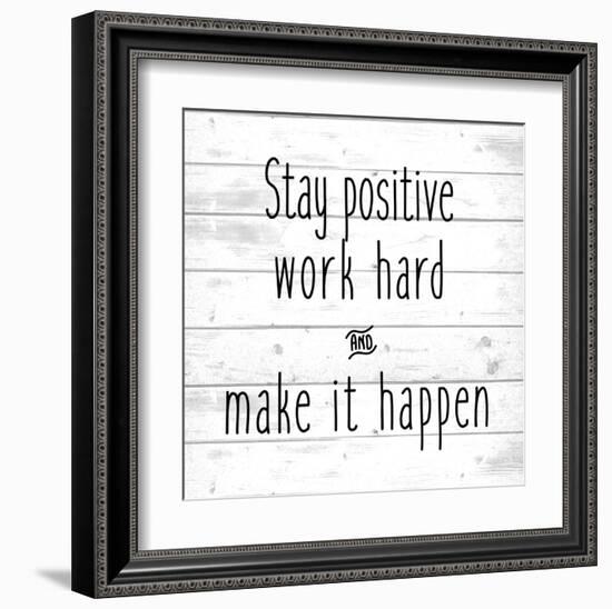 Stay Positive-Kimberly Allen-Framed Art Print