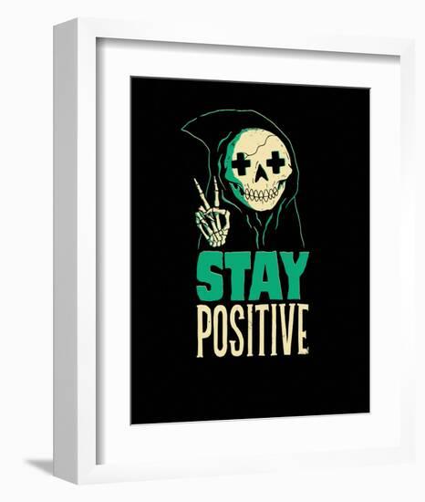 Stay Positive-Michael Buxton-Framed Art Print