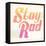 Stay Rad I-Dina June-Framed Stretched Canvas