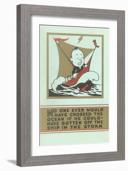 Stay the Course-null-Framed Premium Giclee Print