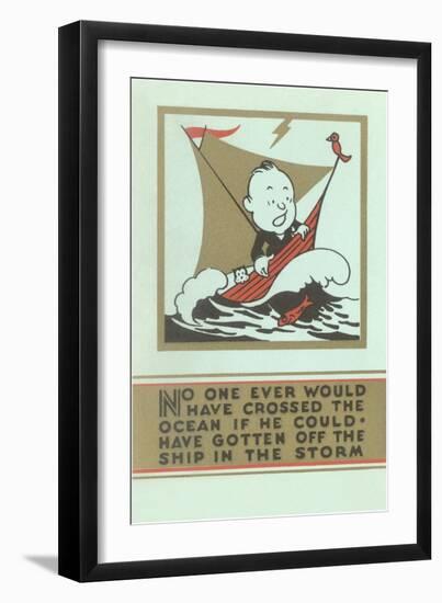 Stay the Course-null-Framed Premium Giclee Print