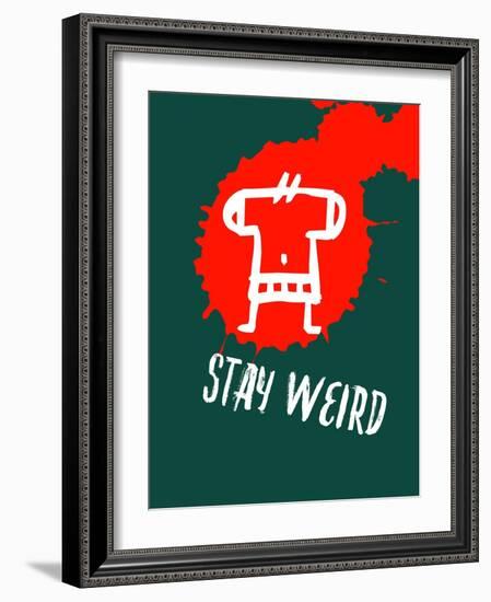 Stay Weird 2-Lina Lu-Framed Art Print