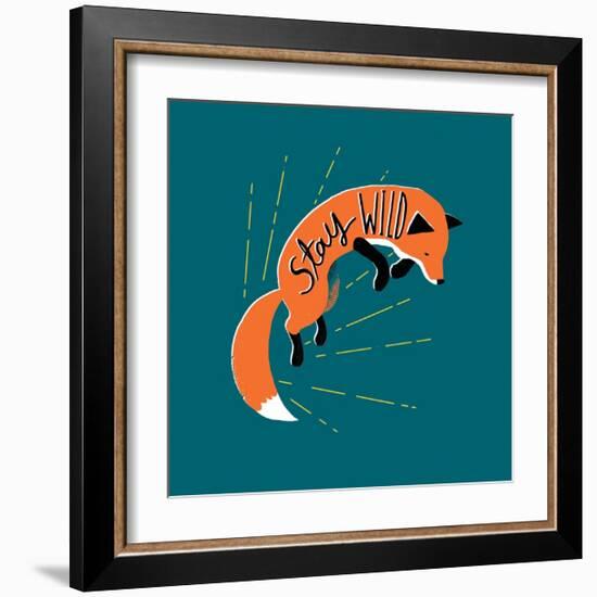 Stay Wild-Michael Buxton-Framed Art Print